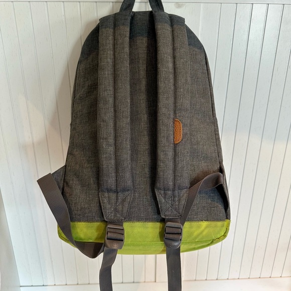 Herschel Supply Company Black and Lime Backpack